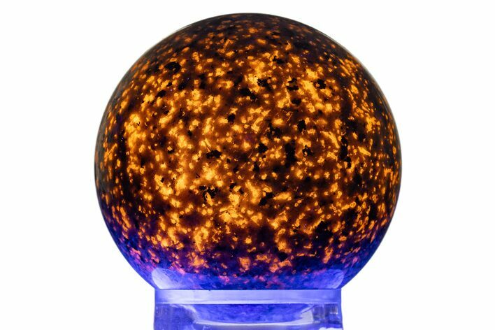 Highly Fluorescent Yooperlite Sphere - Michigan #308660